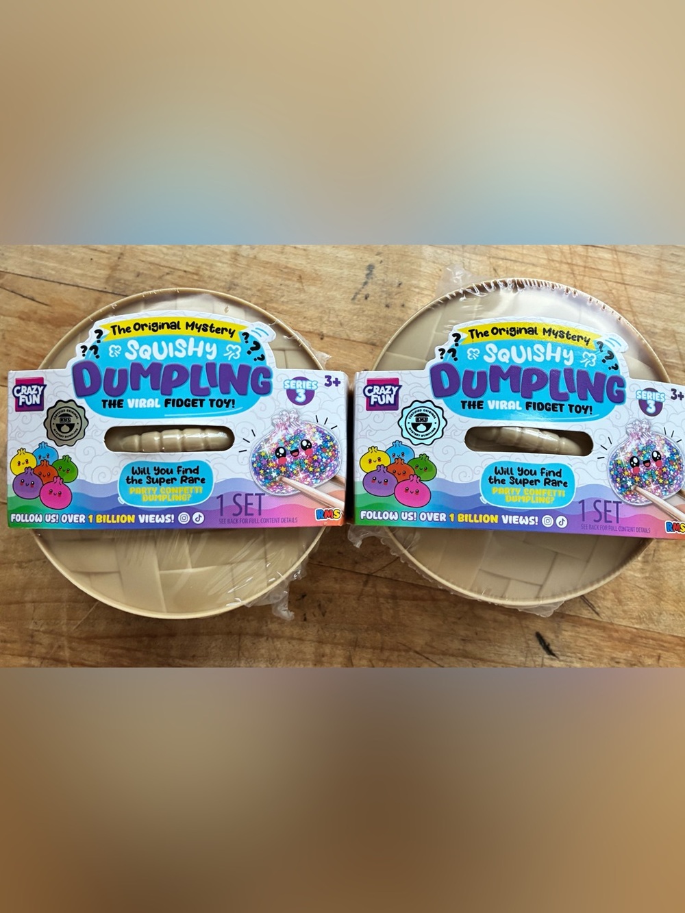 NWT Authentic Squishy Dumpling Series 3 Mystery Toy - Multi-Color